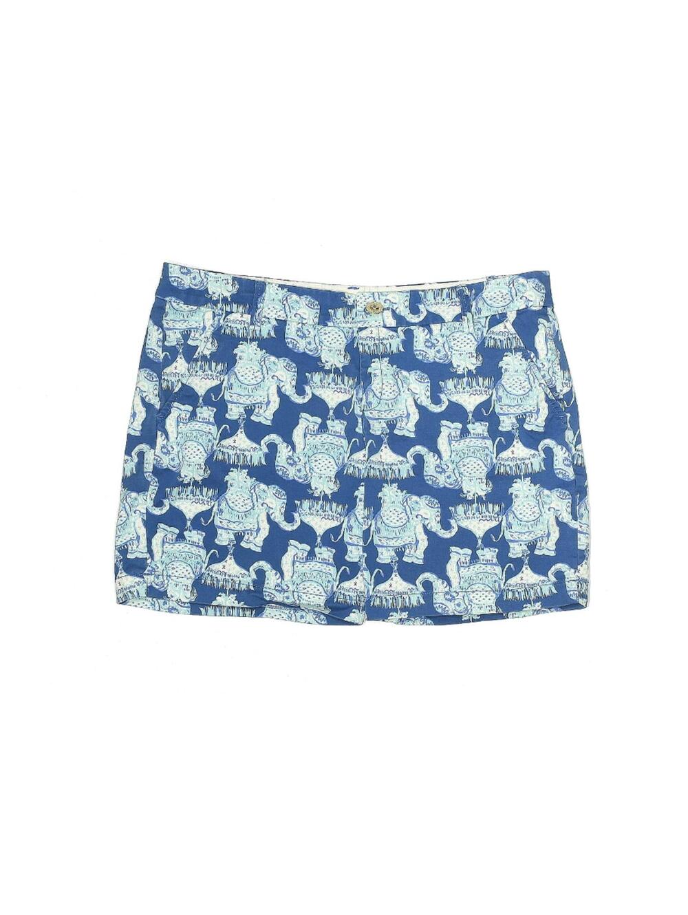 Lilly Pulitzer Jayne Shorts Size 12 Deep Indigo Joy Ride